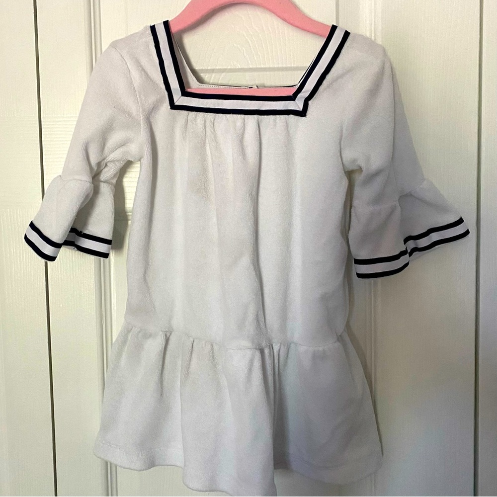Janie and Jack Terry girls cover up size 18-24 months